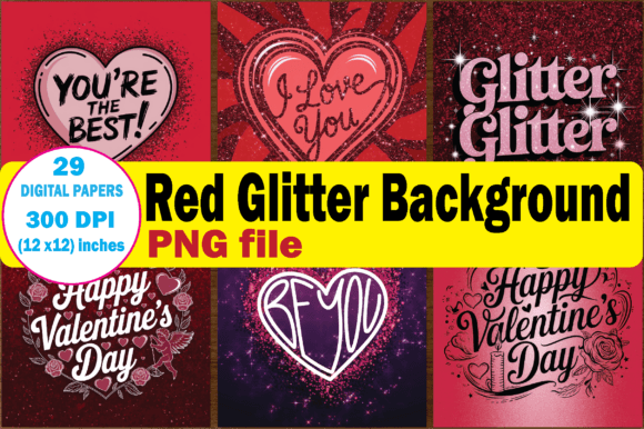 Download Red Glitter Background - Premium Resources