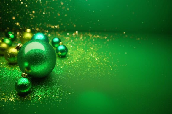 Download Vintage Green Christmas Background - Premium Bundle