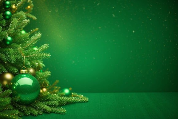 Download Vintage Green Christmas Background - Premium Resources