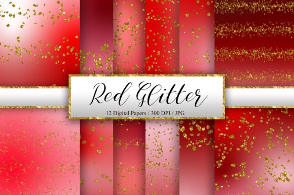 Download Red Glitter Background Digital Papers - Red glitter background Collection